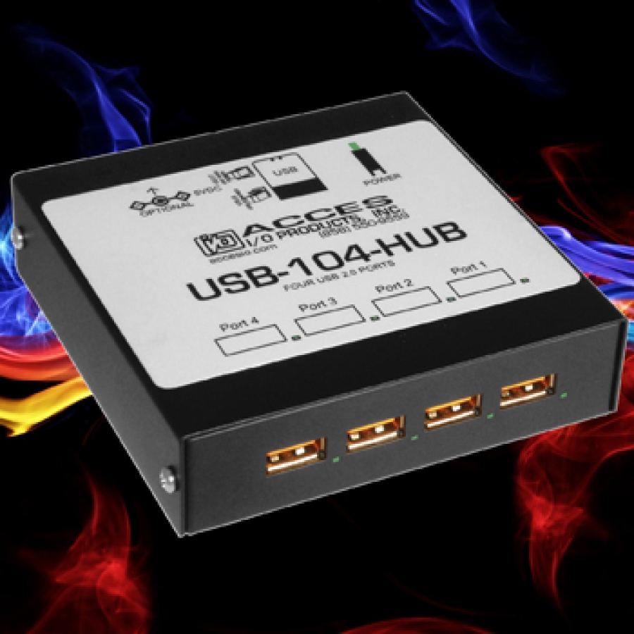 Rugged, Industrial-Strength Four Port USB Hub