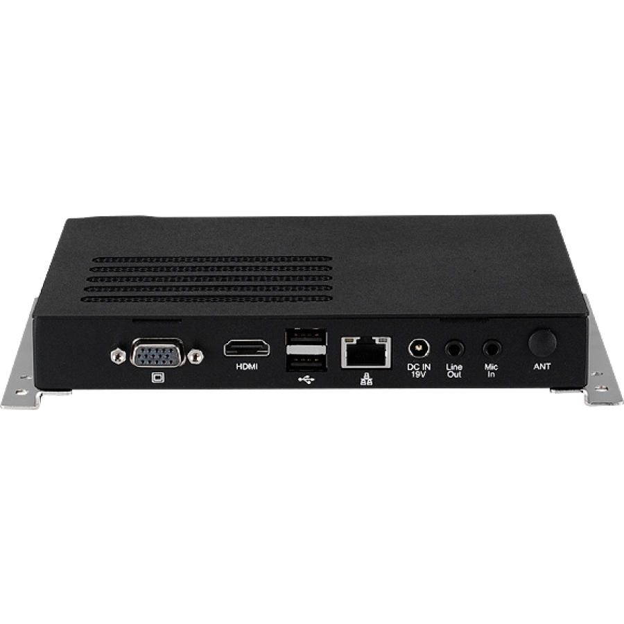 Extended Temp Fanless Digital Signage Computer with Celeron J1800 & Intel HD GPU