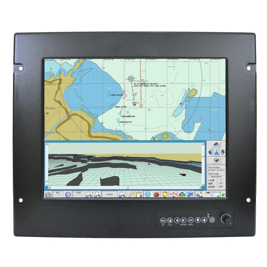 R15L600-MRM2 Écran 15" pour système de pont maritime