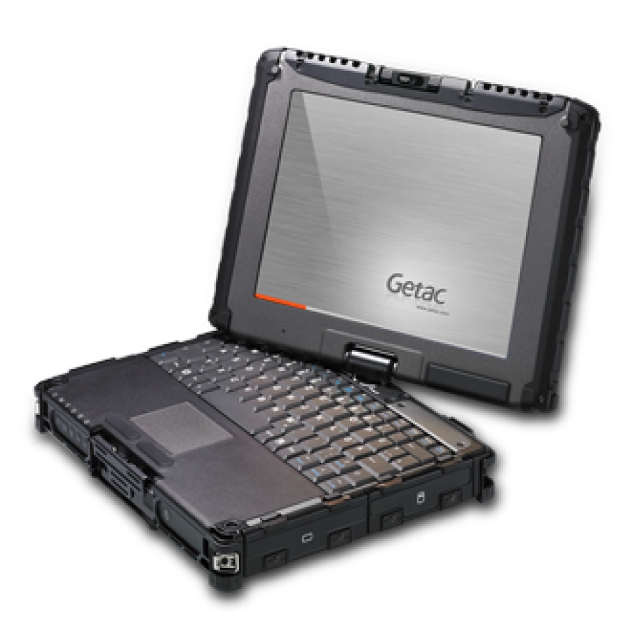 Getac V100 10.4" Vollständig robustes Convertible Notebook (links offen)