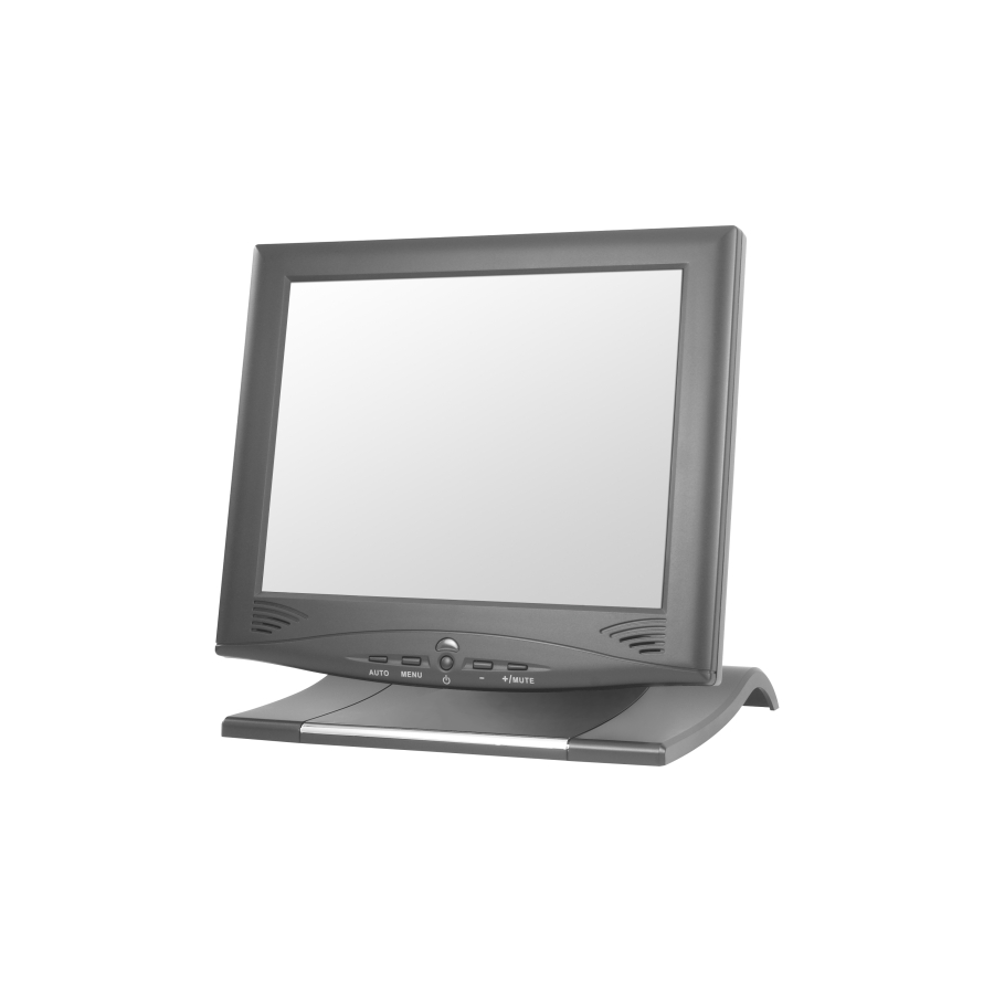 L1043S-RT-SVGA 10.4" Desktop LCD Monitor with Resistive Touchscreen (Front)