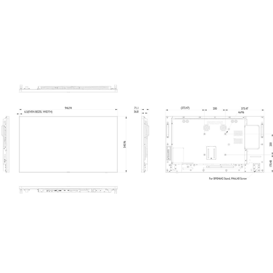 42" Signage Display mit OPS Slot und Android Apps