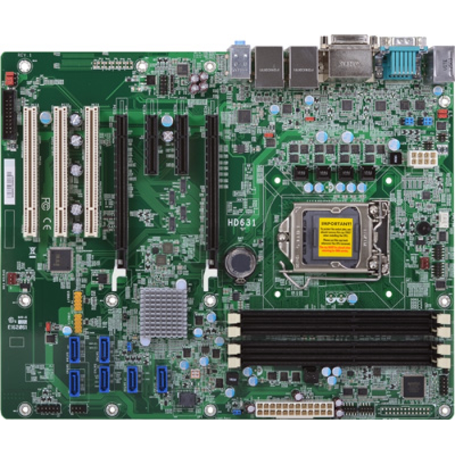 HD631-Q87 ATX Intel Q87 4th Generation Core avec 3 PCI et 6 COM