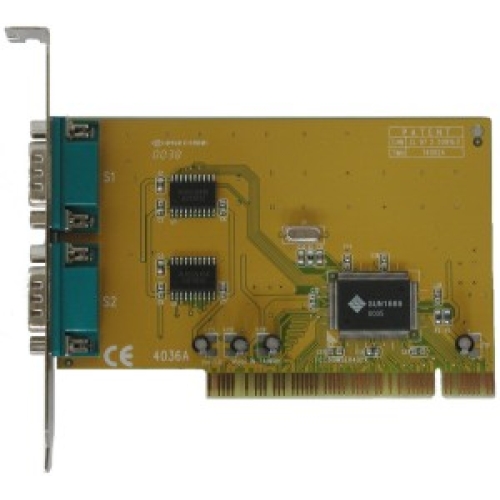 PCI-COM232/2 Carte de communication série PCI haute vitesse RS-232 à 2 ports