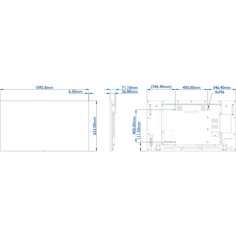 49" Signage Display mit OPS Slot und Android Apps