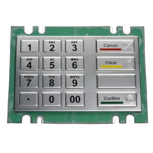 KYPB16 Stainless Steel 16 Key Keypad Function Braille