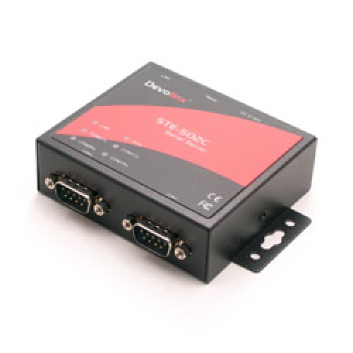 STE-502C Serveur de périphériques 2 ports RS-232/422/485 vers Ethernet