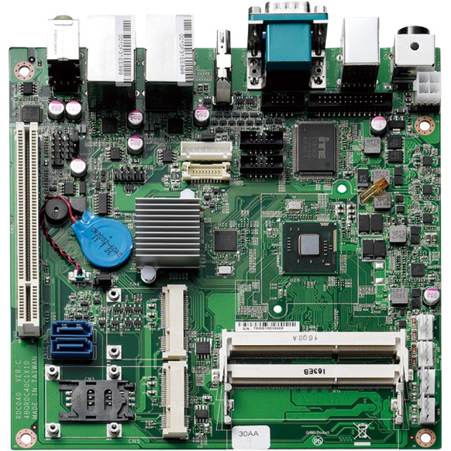 NEX 604 Mini-ITX, Intel Atom Dual-Core D2550 1.86GHz with 2x Mini PCIe and PCI