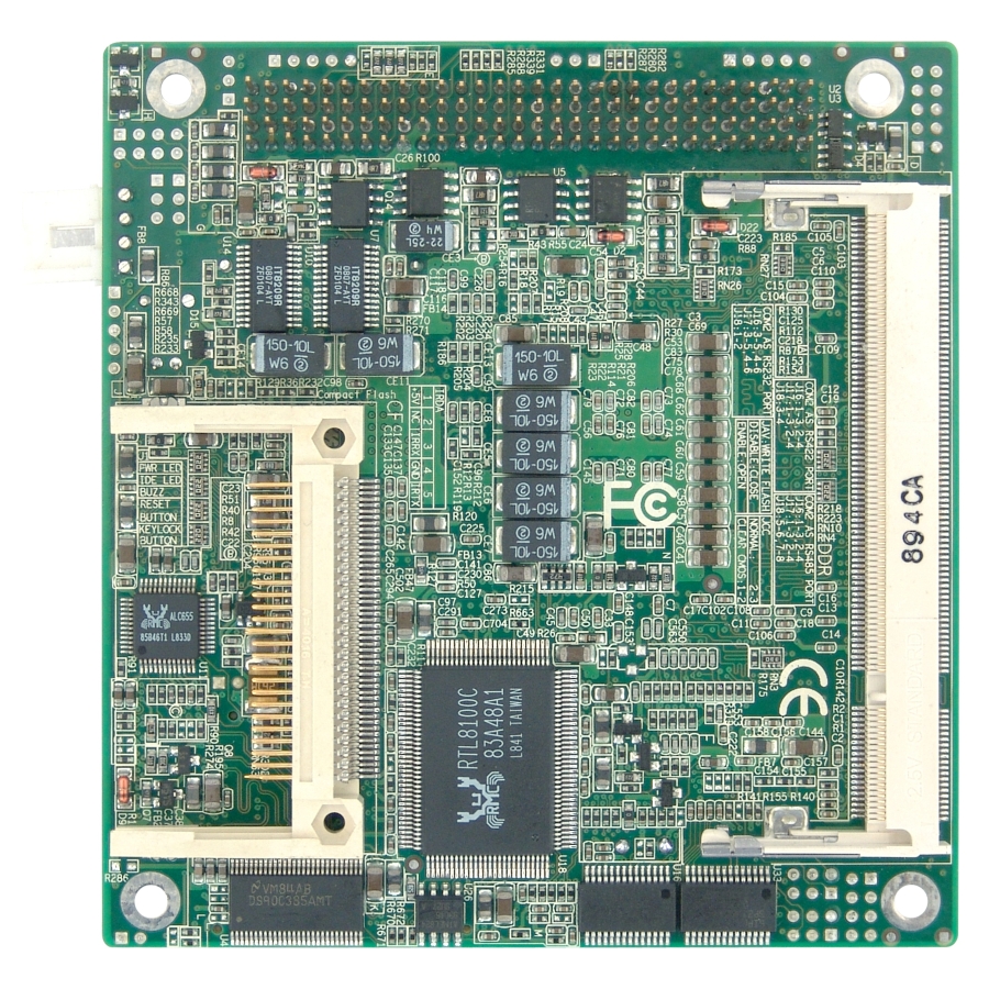 PCMB-6680 PC-104 AMD LX700 SBC Sous-face