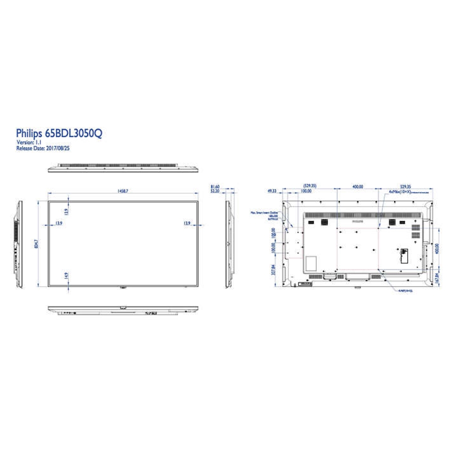 65" 4K UHD Signage Screen