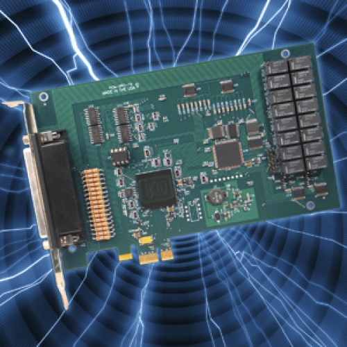 Isolierte Eingangsrelaiskarte mit COS PCIe-IIRO-1