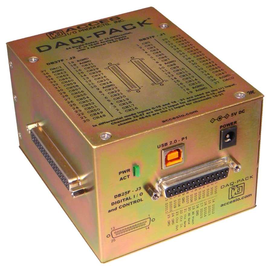DAQ-PACK M Series with 12 or 16-Bit Resolution 