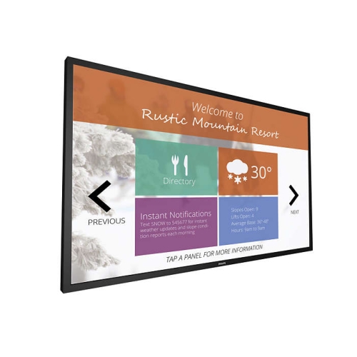 75" Multi-Touch Display with OPS Slot and Quad View