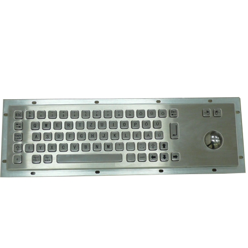 KCTR66 Stainless Steel Keyboard & Trackball