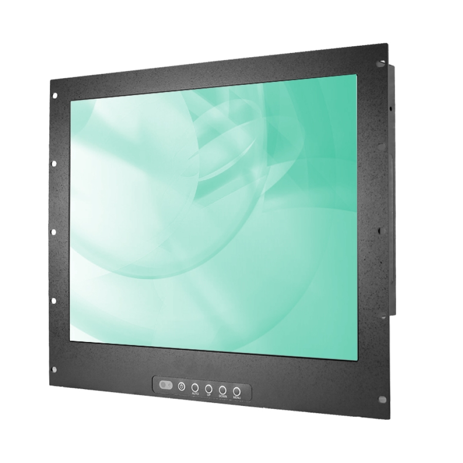 RM2007 9U 20,1" LCD-Rackmount-Monitor (Vorderseite)