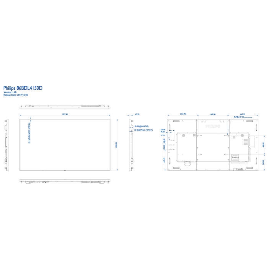 85" Signage Display Enabled for Android Apps