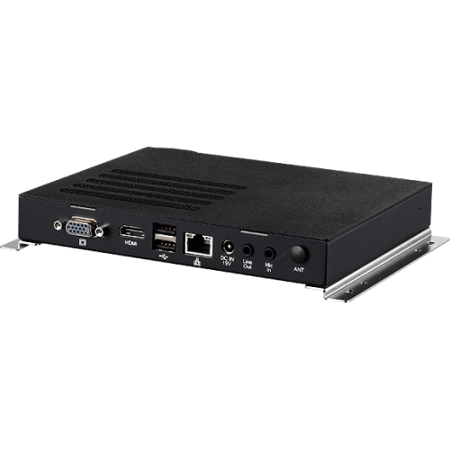 Extended Temp Fanless Digital Signage Computer with Celeron J1800 & Intel HD GPU