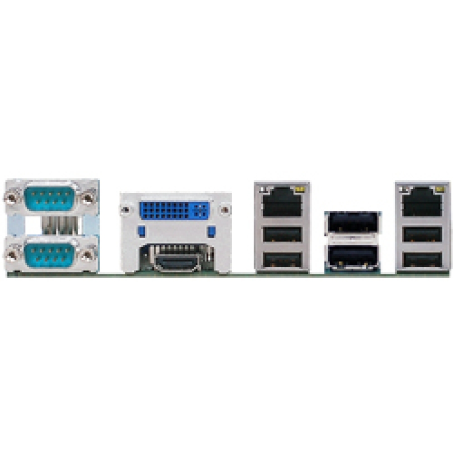 DFI SB331-D Low Cost Micro ATX Intel H61 i3/i5/i7 Motherboard with 2 PCIe[x16] & 2 PCIe[x1] (IO Ports)