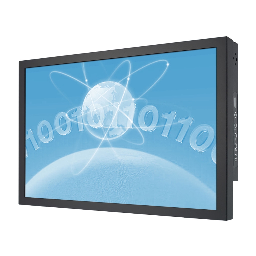 CH19W5S 19" Widescreen Chassis Mount LCD Monitor with LED B/L (Front) 
