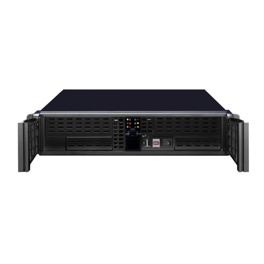 2U Rackmount PC mit Industrie Intel Q67 i3/i5/i7 ATX Board (Türen offen)