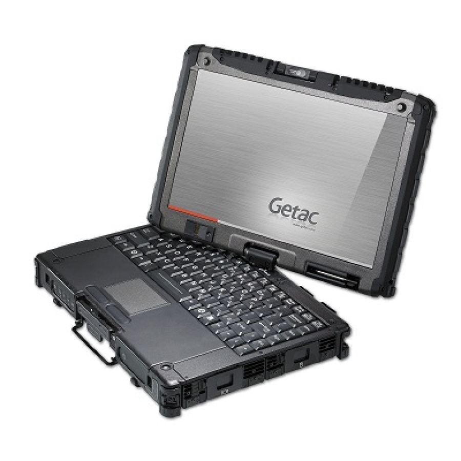 Getac V200 12.1" Vollständig robustes Convertible-Notebook (offen)