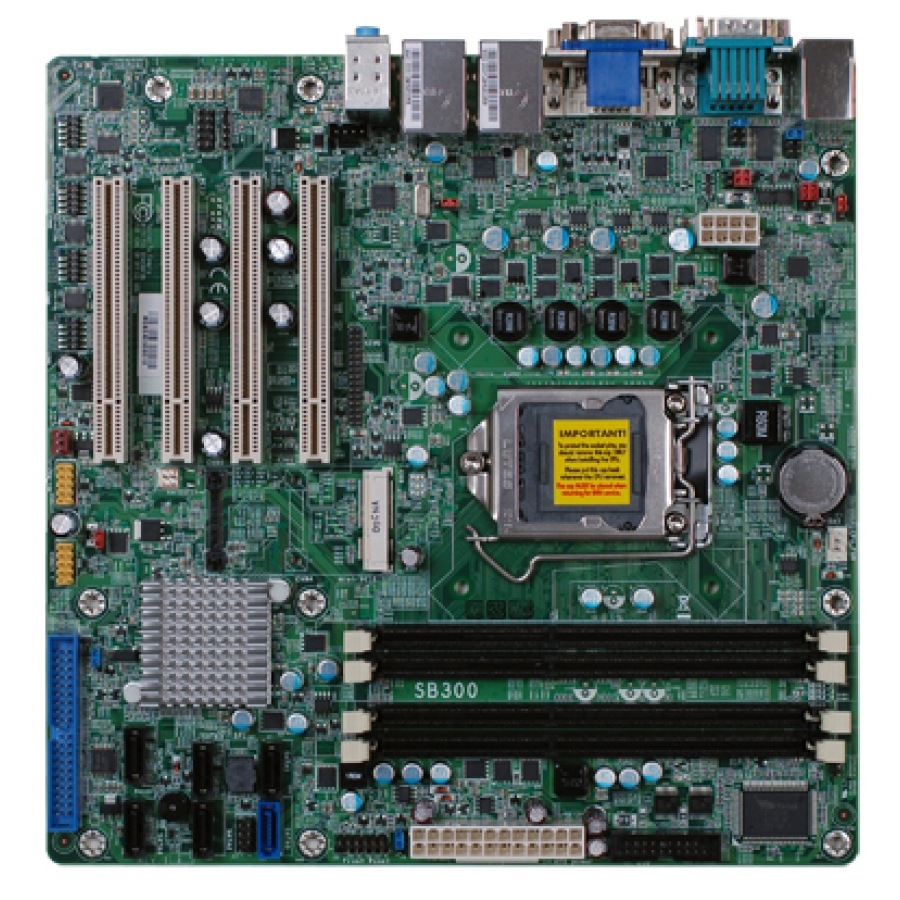 SB300-C Micro ATX Intel B65 i3/i5/i7 Motherboard with 4 PCI 