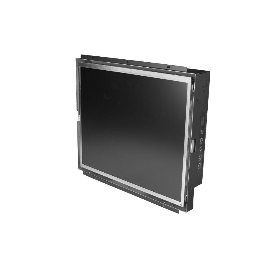 OF1705D 17" Open Frame Industrial LCD Display with LED Backlight (Front) 