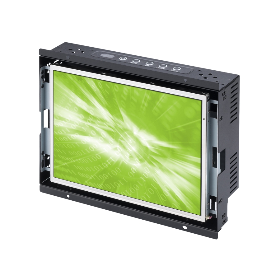 OF1045D-SVGA 10,4" Open Frame Industrie-LCD-Display mit LED-Hintergrundbeleuchtung (Front)