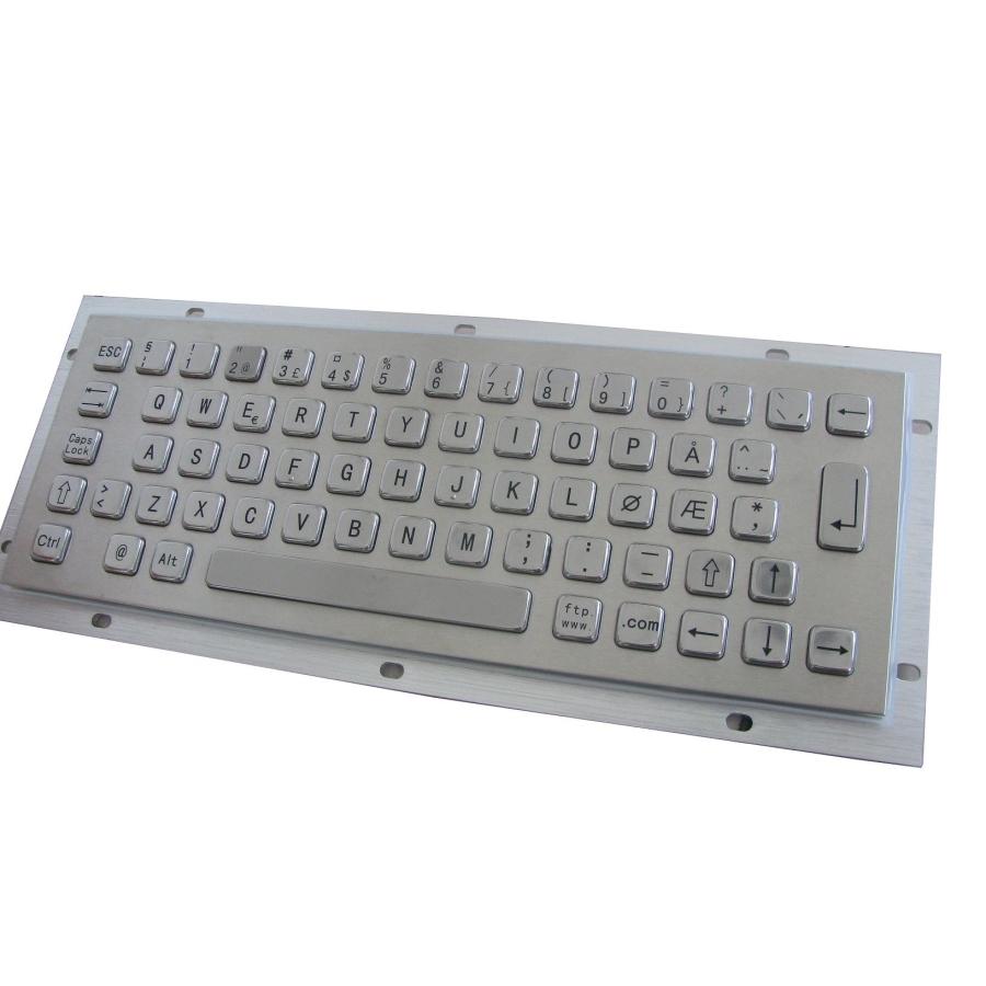 KCR64 Edelstahl-Tastaturhalterung hinten