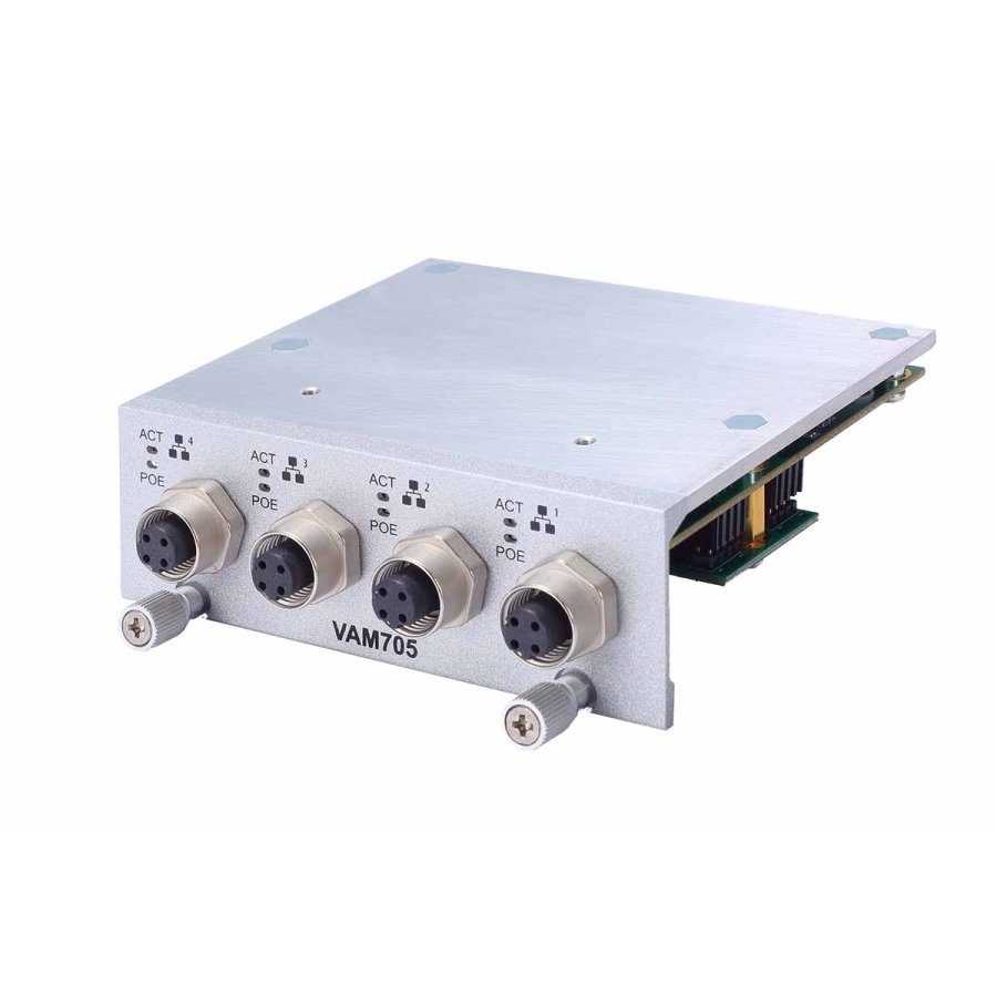 Axiomtek VAM705 M12 D-Code LAN Module