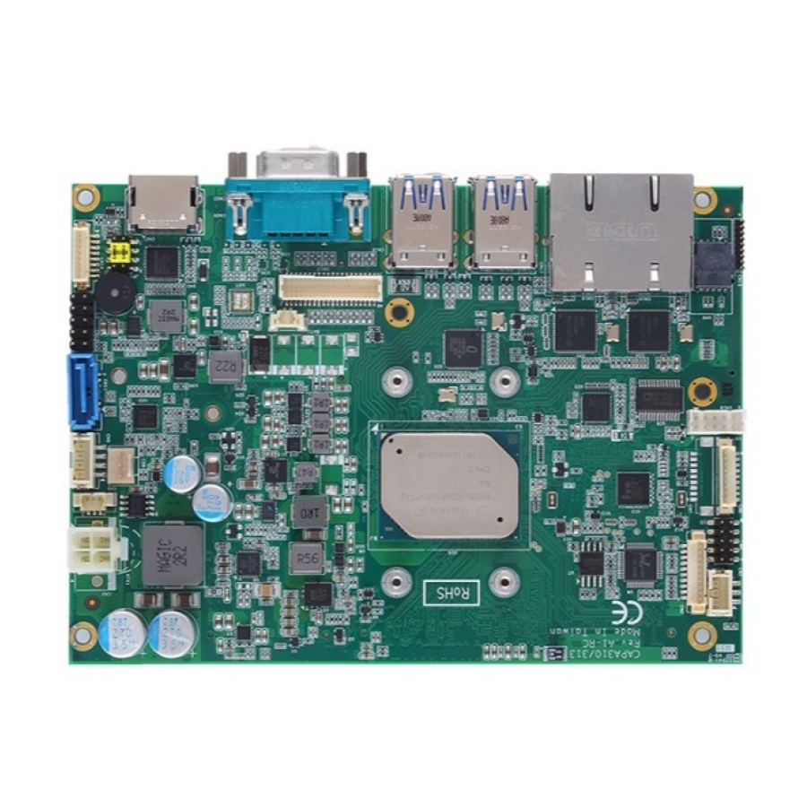 Axiomtek CAPA310 3,5" Intel Atom x5-E3940 Embedded SBC mit LVDS, HDMI und 2 GbE LAN