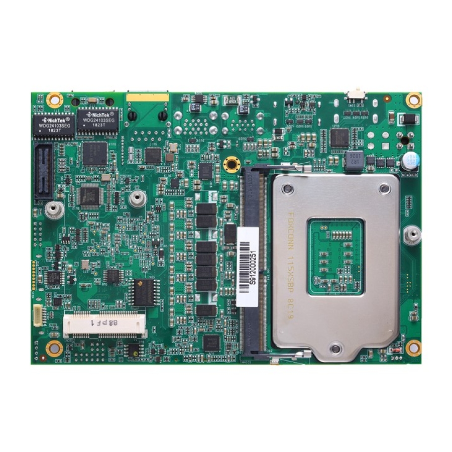 Axiomtek CAPA520 8/9ème Génération Intel Core 3.5" Embedded SBC avec HDMI, LVDS & 3x LAN