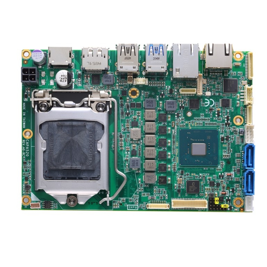 Axiomtek CAPA520 8/9ème Génération Intel Core 3.5" Embedded SBC avec HDMI, LVDS & 3x LAN