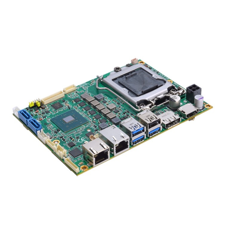 Axiomtek CAPA520 8/9th Gen Intel Core 3.5" Embedded SBC with HDMI, LVDS & 3x LAN