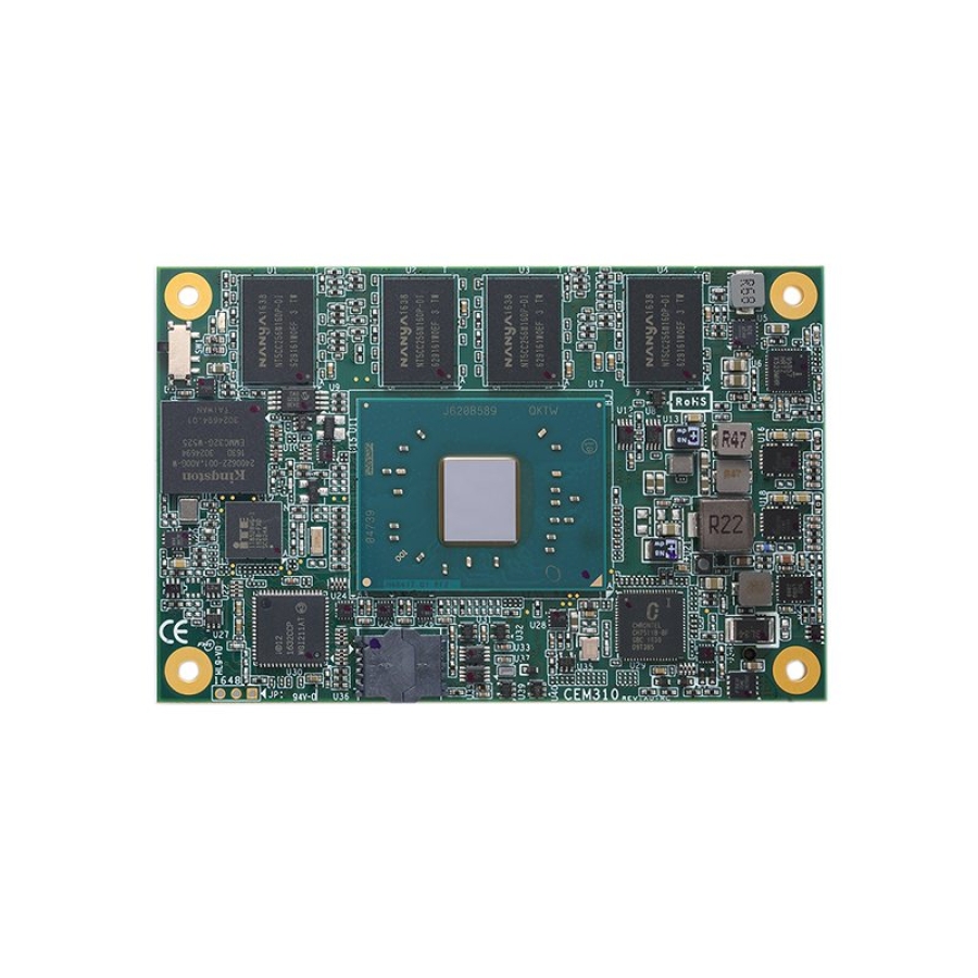 Axiomtek CEM311 COM Typ 10 mit Intel Pentium N4200 & Celeron N3350 Prozessoren