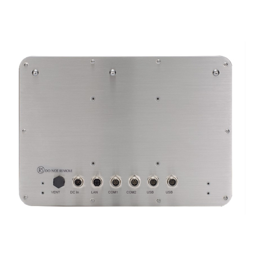 Axiomtek GOT812W-511 12.1" IP66/IP69K Fanless Stainless Steel Touch Panel PC