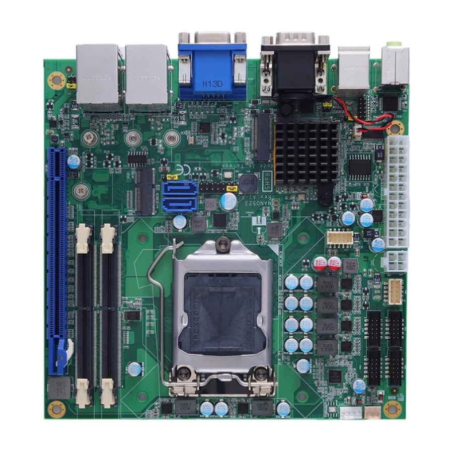 Axiomtek MANO523 Carte mère Mini-ITX Intel Core i7/i5/i3 8e/9e Génération