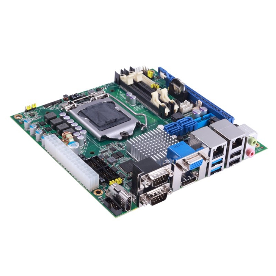 Axiomtek Carte serveur Mano882 Mini-ITX avec CPU Intel Xeon