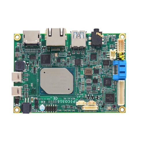 Axiomtek PICO317 Intel Atom x5-E3940 Pico-ITX SBC mit 5 x USB, 1 x LAN & 2 x COM