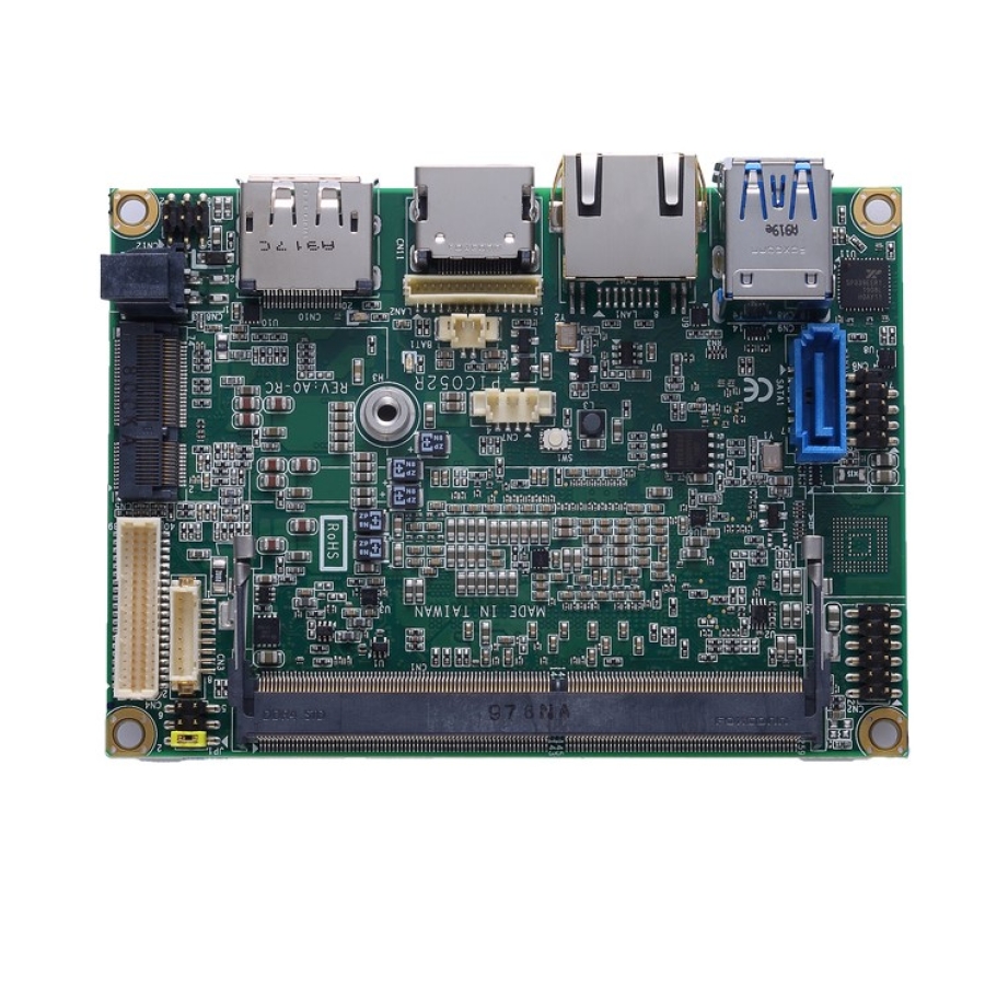 Axiomtek PICO52R 8. Generation Intel Core i7/i5/i3 und Celeron Pico ITX SBC mit 4 x USB