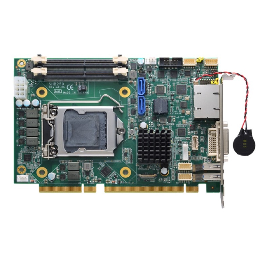 Axiomtek SHB250R Carte demi CPU Intel Core, Xeon E, Pentium, Celeron 9ème/8ème Génération