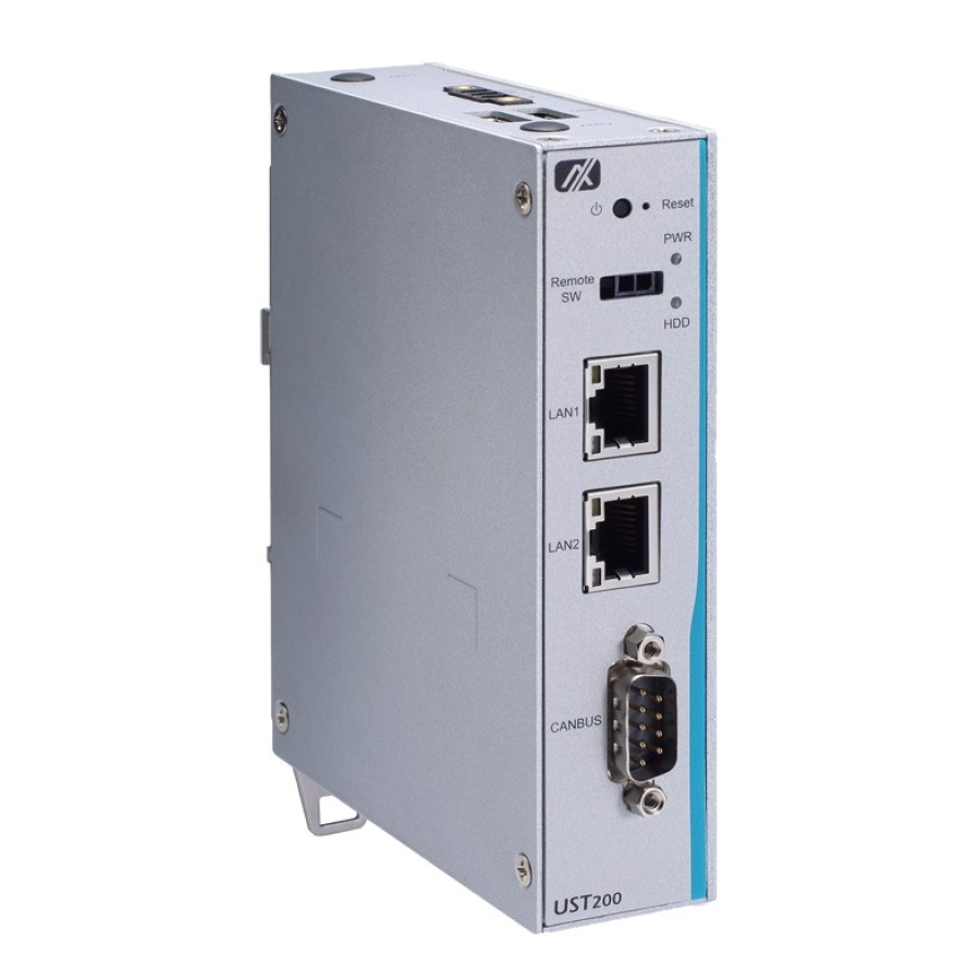 Axiomtek UST200-83H-FL Intel Atom x5-E3930 Robust & Compact DIN-rail Fanless PC