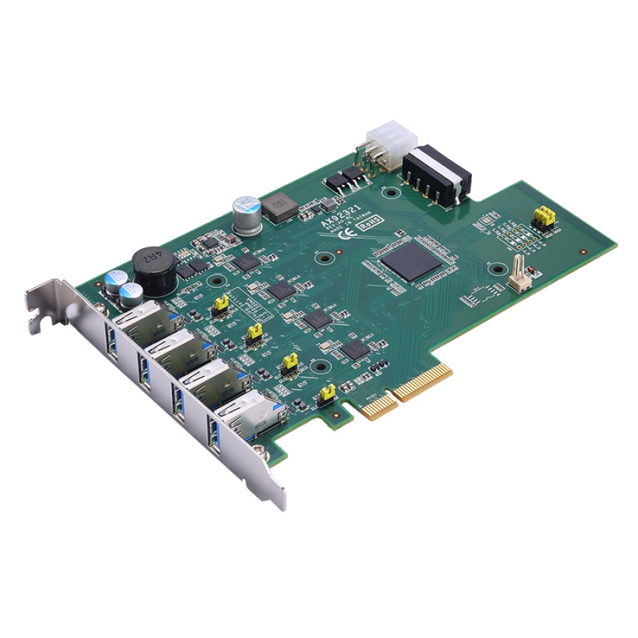 Axiomtek AX92321 4-port/8-port USB 3.0 PCI Express Card