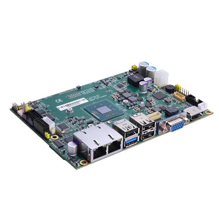 3.5" Intel Atom E3845 or E3827 SBC with 2 LAN, 2 COM