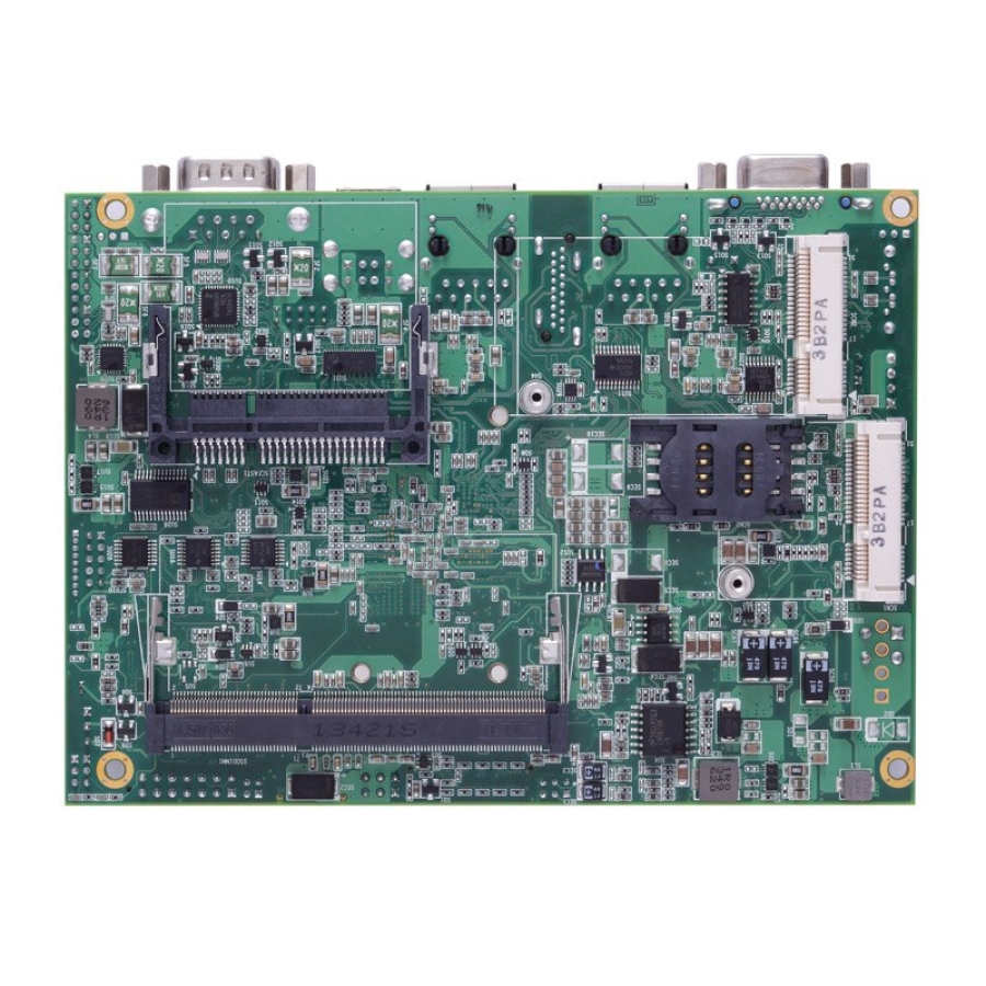 3.5" Intel Atom E3845/E3827 SBC with 2 LAN, 4 COM, -40°C to 80°C