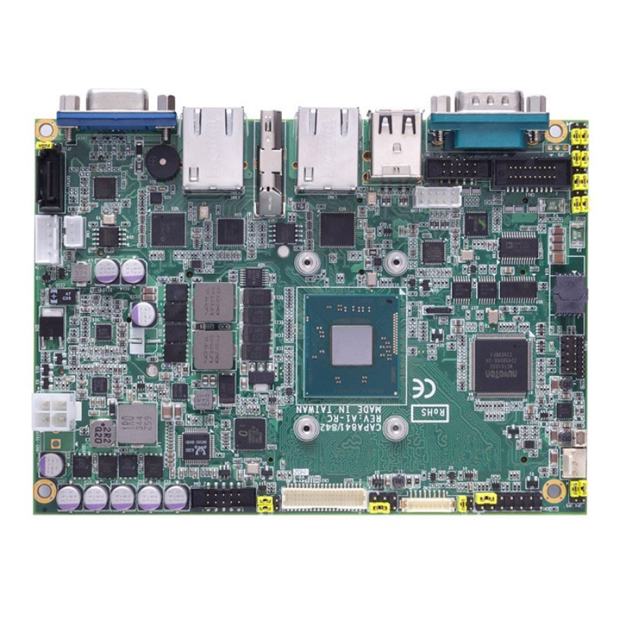 3.5" Intel Atom E3845/E3827 SBC with 2 LAN, 4 COM, -40°C to 80°C