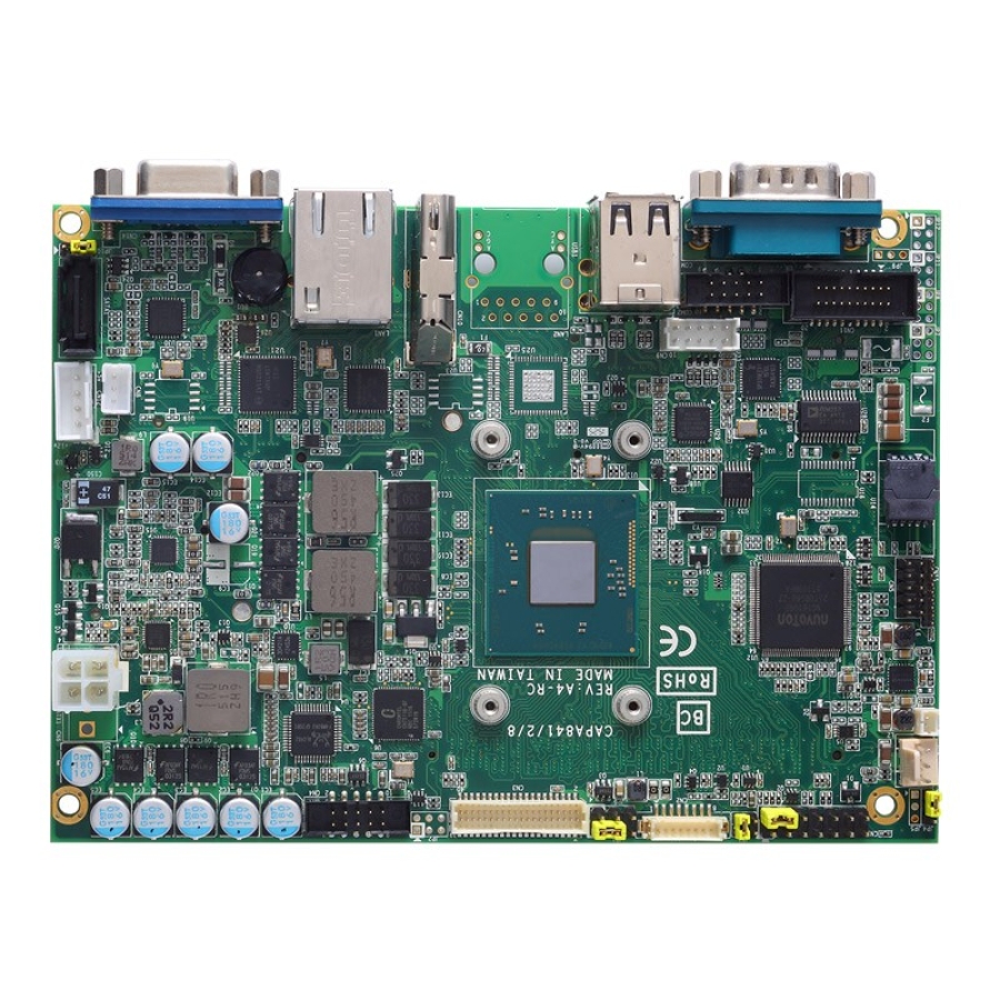 3.5" Intel Celeron N2807 1.58GHz SBC with 1 LAN, 4 COM, DIO  -20°C ~ +70°C