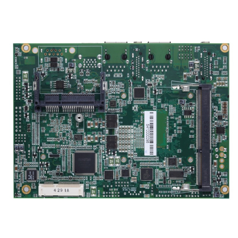 3.5" Intel Core 4th/5th Generation SBC with 2 LAN, 4 COM, DIO -20°C ~ +70°C