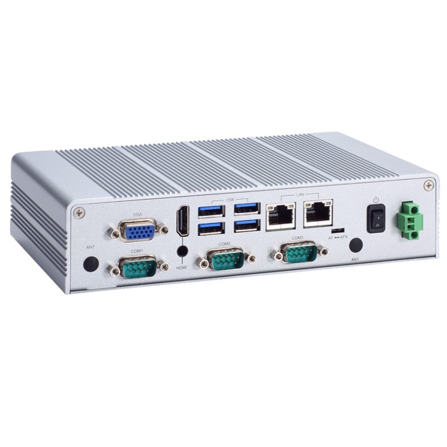 Axiomtek eBOX626-311-FL Intel Atom lüfterloses Embedded-System mit 6xUSB, 3xCOM, 2xLAN