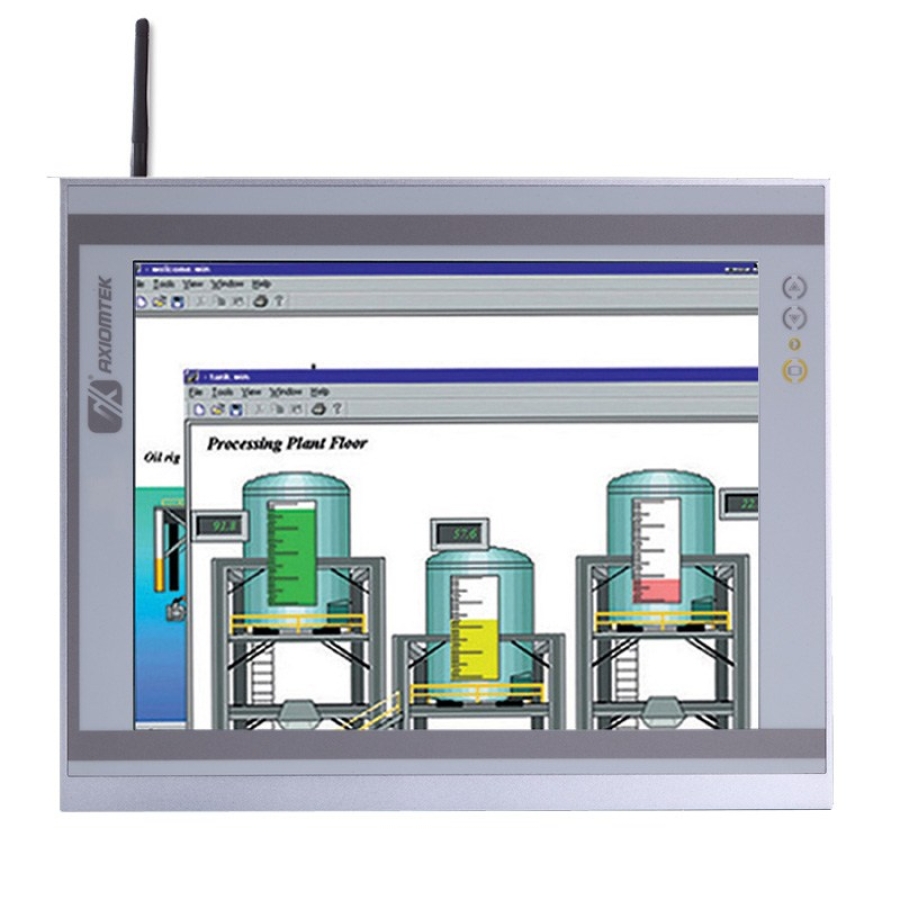 Axiomtek GOT3126T-834 12.1" XGA TFT Extended Temp. Fanless Touch Panel Computer 